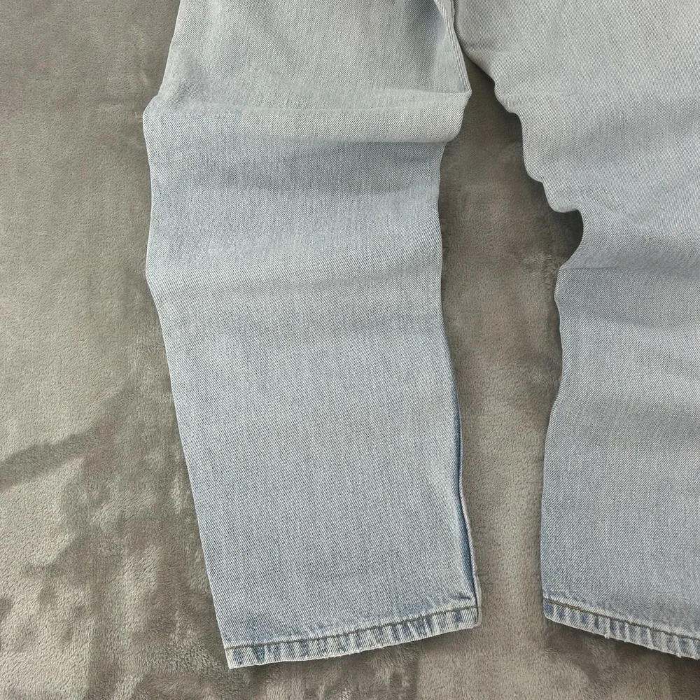 Levi's 550 Jeans Mens 28x30 Blue Light Wash Relaxed Tapered Distressed Denim